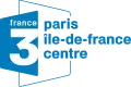 Logo de France 3 Paris Île-de-France Centre du 7 janvier 2002 à 2008.