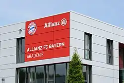 Locaux de l'Allianz FC Bayern Akademie.