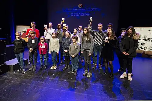 L'ensemble des lauréats.