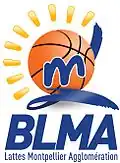 Logotype du Basket Lattes Montpellier Agglomération (2007-2014).