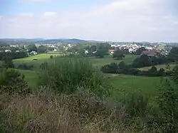 Aperçu du Rouget depuis la RN122