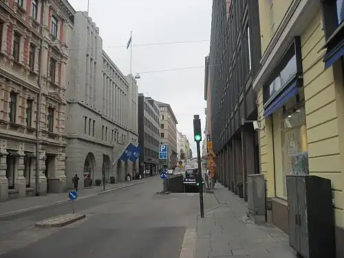 Fabianinkatu vue de Pohjoisesplanadi.