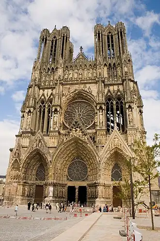 Cathédrale Notre-Dame de Reims.