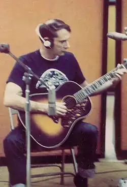 John Fahey en studio (vers 1970).