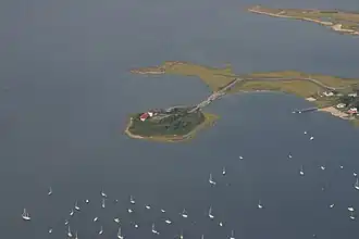 Vue aérienne de Fairhaven.