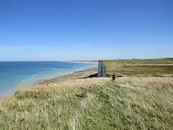 Falaises en baie de Somme, à l'ouest.