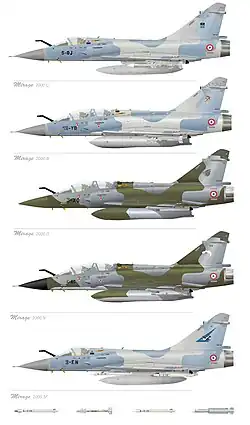 Mirage 2000 C/B/D/N/5F