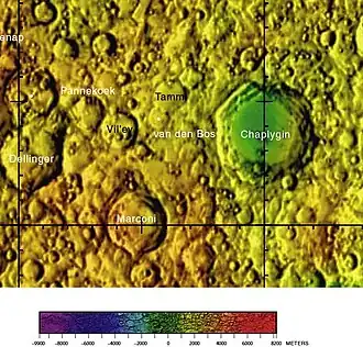 Image illustrative de l'article Vil'ev (cratère)