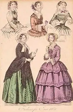 Illustration de journal de mode