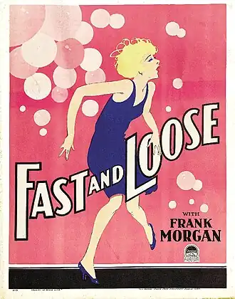 Description de l'image Fast and Loose poster.jpg.
