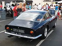 Vue par l'arrière d'une GT Lusso 2.