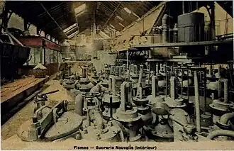 Intérieur de la sucrerie nouvelle.