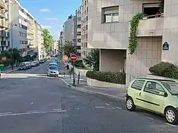 Jonction de la rue avec la rue d'Hautpoul