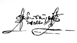 signature de Bernal Díaz del Castillo