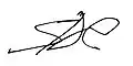Signature de Simón Alberto Consalvi