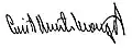 Signature de Luis Alberto Monge