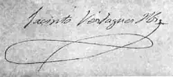 signature de Jacint Verdaguer