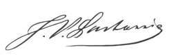 signature de José Victorino Lastarria