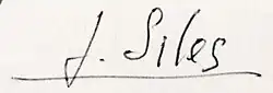 signature de Jorge Siles Salinas