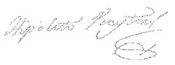 signature de Hipólito Vieytes