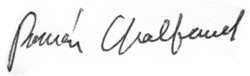 signature de Román Chalbaud
