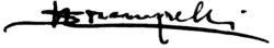 signature de Nazareno Strampelli