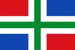 Drapeau de la province de Groningue