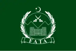 Drapeau de Régions tribales administrées fédéralement