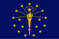 Drapeau de l'Indiana