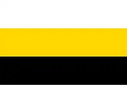 Drapeau tricolore de Nouvelle-Russie.