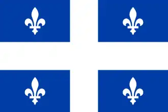 Drapeau du Québec.