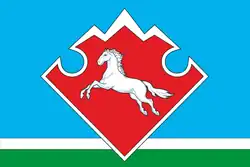 Drapeau de Raïon d'Oust-Kan