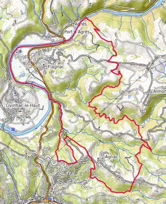 Carte topographique.