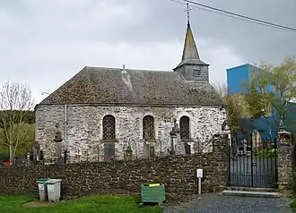 La chapelle Sainte-Aldegonde en 2008, avant restauration