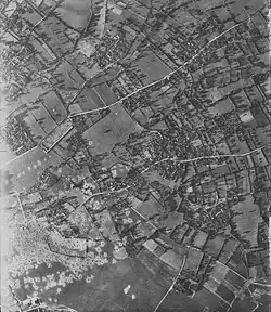 Aérodrome de Flers le 24 juin 1944 bombardé.