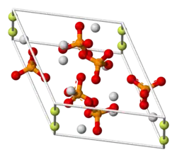   Unité cellulaire de l’apatite