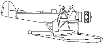 vue en plan de l’avion