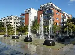 Fontaine Fält à Sjöstadparterren.