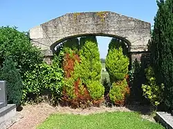 Un coin du cimetière.
