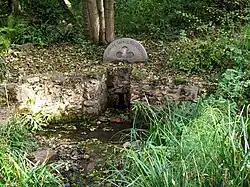 Fontaine Sainte-Radegonde dans la forêt de Montmorency.