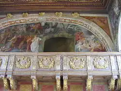 La guerre de Troie sur la tribune des musiciens, 1552/1556, Salle de Bal de Fontainebleau.