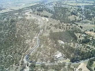 Vue aérienne générale.