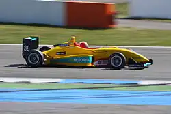 Sandro Zeller en Formule 3 allemande en 2010 à Hockenheim