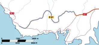 Carte de la route.