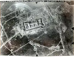 Vue aérienne de 1918.