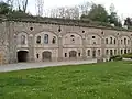 Façade avant du fort