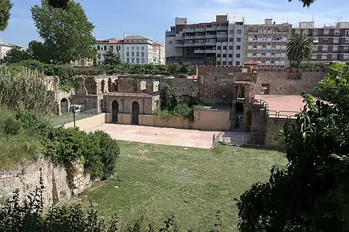Intérieur de la forteresse.