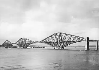 John Fowler et Benjamin Baker, Pont du Forth, 1890. acier