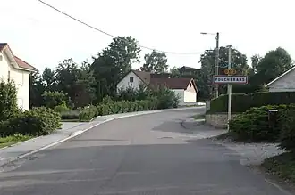 Entrée du village.