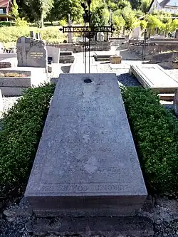 Pierre tombale (XIXe) de Jean-Frédéric Oberlin (1740-1826).